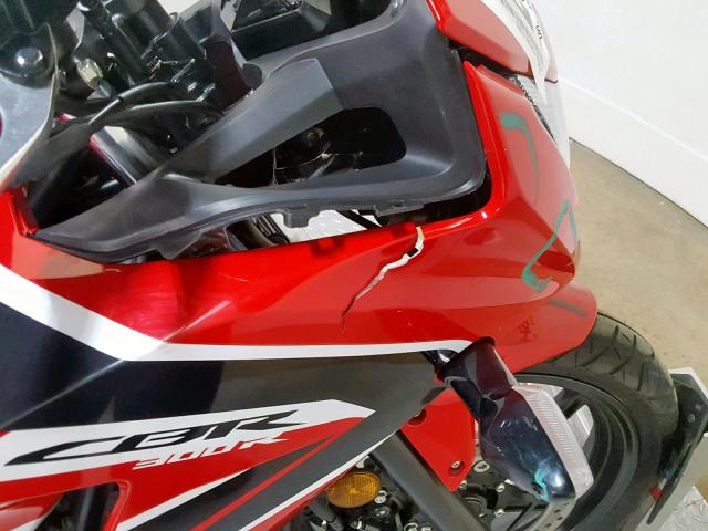 MLHNC5104H5300337 - 2017 HONDA CBR300 R RED photo 17