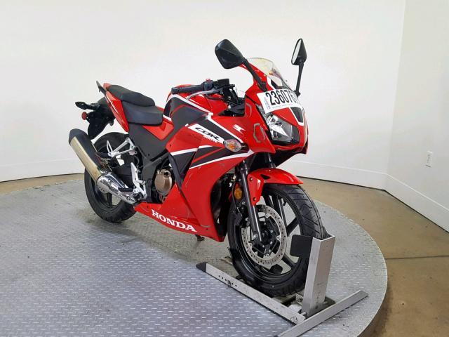 MLHNC5104H5300337 - 2017 HONDA CBR300 R RED photo 2