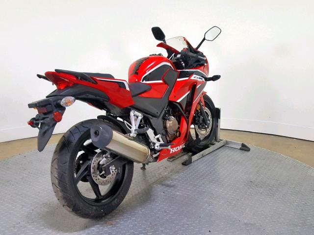 MLHNC5104H5300337 - 2017 HONDA CBR300 R RED photo 8