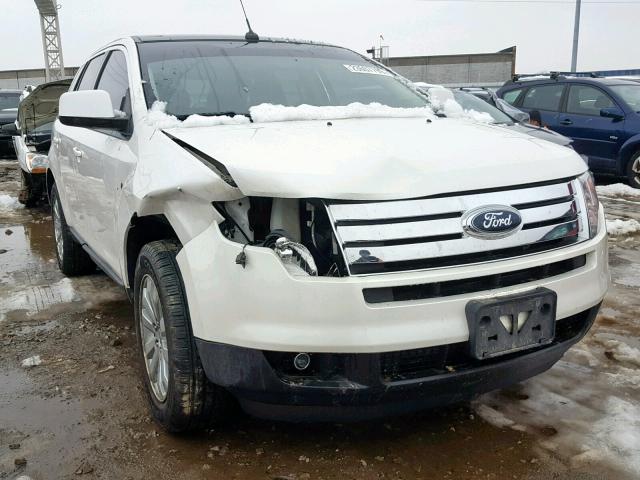 2FMDK3JC0ABB57383 - 2010 FORD EDGE SEL WHITE photo 1