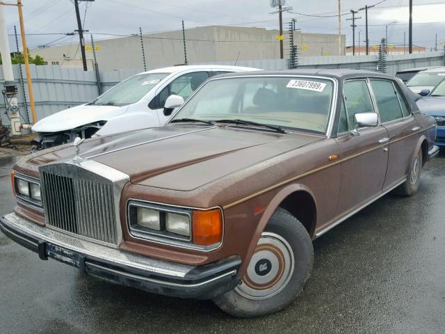 SCAZN42A8HCX16636 - 1987 ROLLS-ROYCE SILVER SPU BROWN photo 2