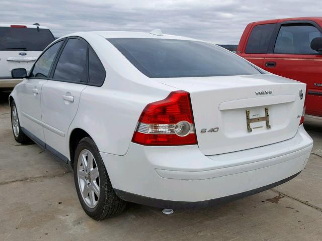 YV1MS382962195042 - 2006 VOLVO S40 2.4I WHITE photo 3