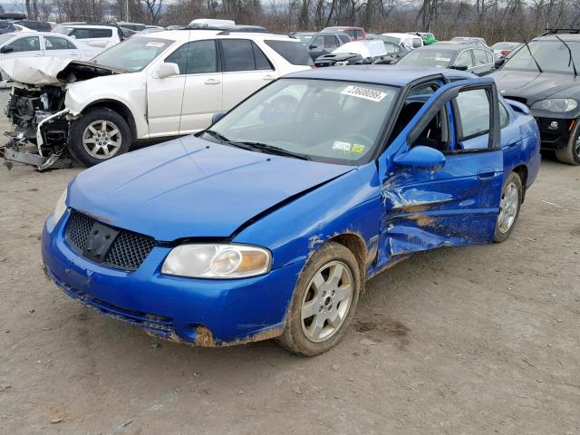 3N1CB51D36L553410 - 2006 NISSAN SENTRA 1.8 BLUE photo 2