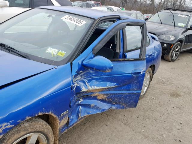 3N1CB51D36L553410 - 2006 NISSAN SENTRA 1.8 BLUE photo 9