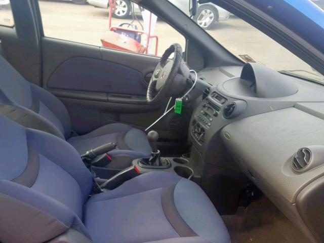 1G8AM12F23Z206155 - 2003 SATURN ION LEVEL BLUE photo 5