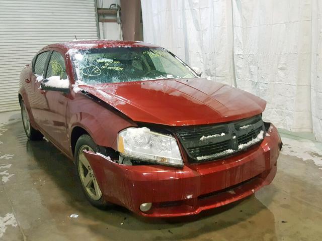 1B3LC56R38N261856 - 2008 DODGE AVENGER SX RED photo 1