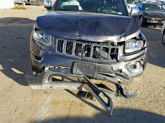 1C4RJFBG6FC787786 - 2015 JEEP GRAND CHER GRAY photo 9