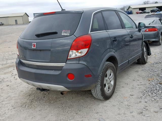 3GSCL33P79S624824 - 2009 SATURN VUE XE GRAY photo 4