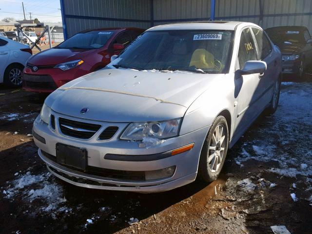 YS3FD49Y241000153 - 2004 SAAB 9-3 ARC GRAY photo 2