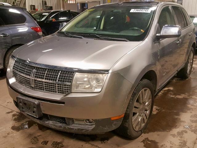 2LMDU88C58BJ22026 - 2008 LINCOLN MKX GRAY photo 2