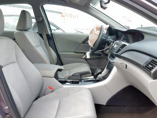 1HGCR2F37EA144308 - 2014 HONDA ACCORD LX CHARCOAL photo 5