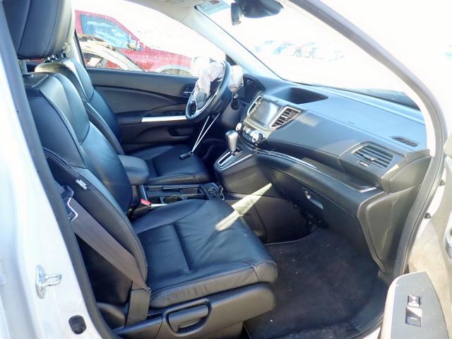 5J6RM4H91FL123247 - 2015 HONDA CR-V TOURI WHITE photo 5