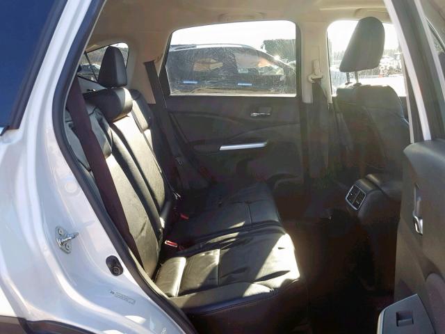 5J6RM4H91FL123247 - 2015 HONDA CR-V TOURI WHITE photo 6