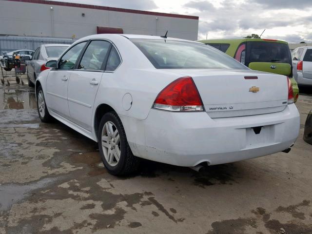 2G1WB5E32G1180237 - 2016 CHEVROLET IMPALA LIM WHITE photo 3