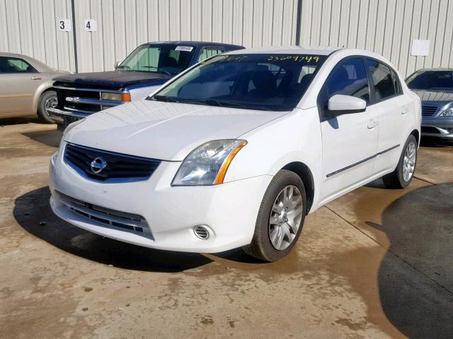 3N1AB6AP0CL747170 - 2012 NISSAN SENTRA 2.0 WHITE photo 2