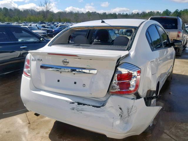 3N1AB6AP0CL747170 - 2012 NISSAN SENTRA 2.0 WHITE photo 9