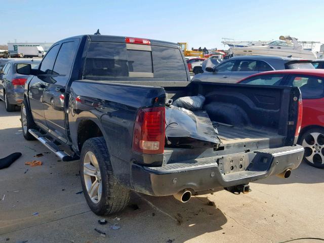 1C6RR6MT8DS650748 - 2013 RAM 1500 SPORT BLACK photo 3