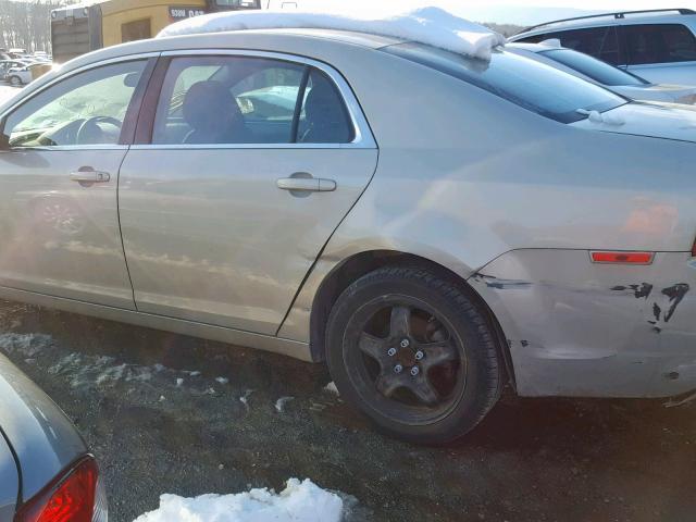 1G1ZB5E04CF199054 - 2012 CHEVROLET MALIBU LS GOLD photo 9