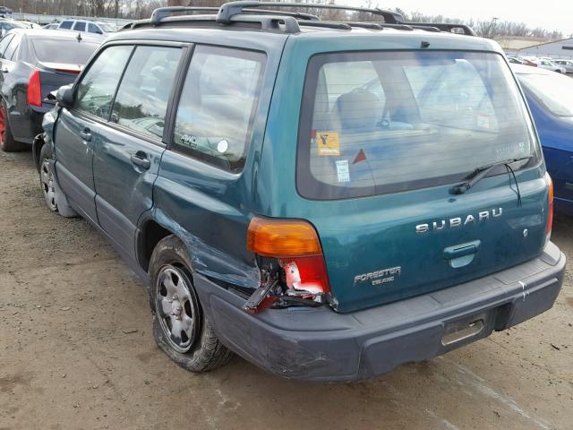 JF1SF6357YH723848 - 2000 SUBARU FORESTER L GREEN photo 3