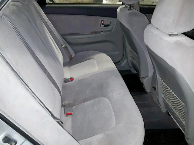 KNAFE121475465236 - 2007 KIA SPECTRA EX SILVER photo 6