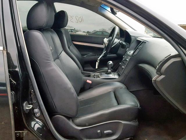 JN1CV6AR9CM973148 - 2012 INFINITI G37 BLACK photo 5