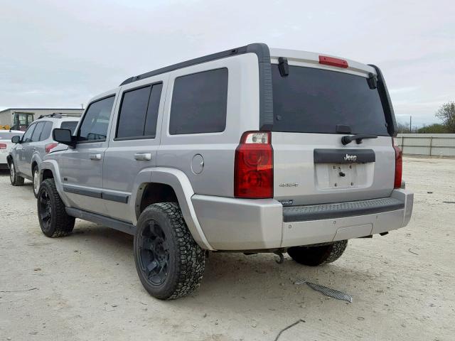 1J8HG48K58C149535 - 2008 JEEP COMMANDER SILVER photo 3