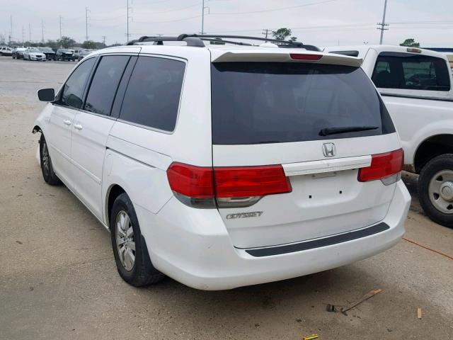 5FNRL38728B406876 - 2008 HONDA ODYSSEY EX WHITE photo 3