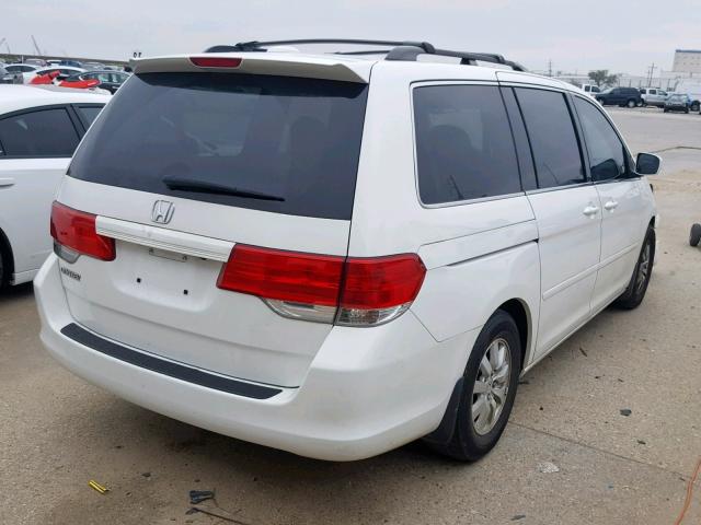 5FNRL38728B406876 - 2008 HONDA ODYSSEY EX WHITE photo 4