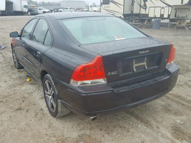 YV1RS547862547319 - 2006 VOLVO S60 T5 BLACK photo 3