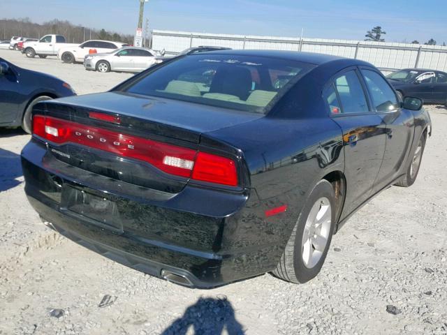 2C3CDXBG2EH266034 - 2014 DODGE CHARGER SE 黑色 照片 4