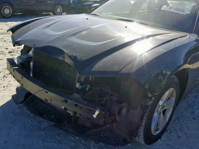 2C3CDXBG2EH266034 - 2014 DODGE CHARGER SE 黑色 照片 9