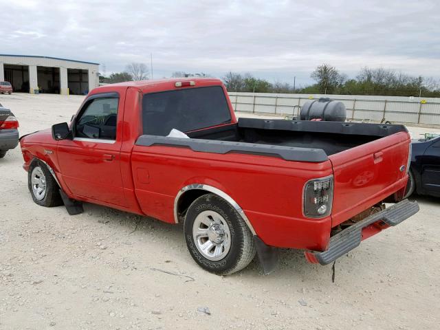 1FTYR10C3YPC01774 - 2000 FORD RANGER RED photo 3