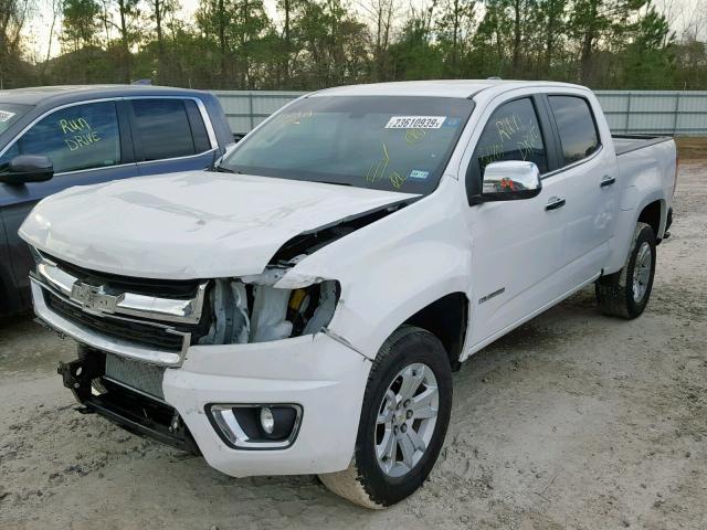 1GCGSCE35G1239447 - 2016 CHEVROLET COLORADO L WHITE photo 2