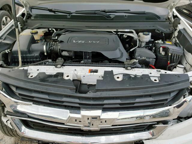 1GCGSCE35G1239447 - 2016 CHEVROLET COLORADO L WHITE photo 7