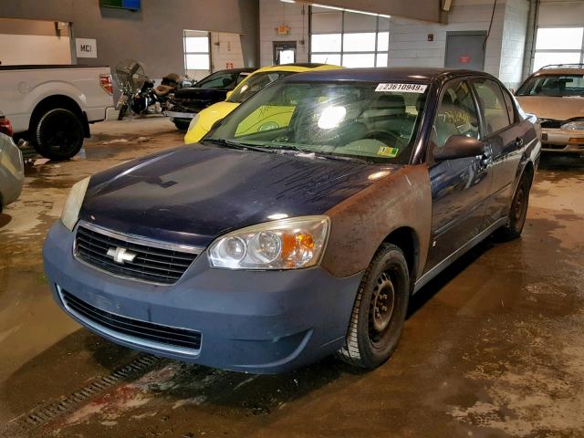 1G1ZS58F97F185401 - 2007 CHEVROLET MALIBU LS ლურჯი ფოტო 2