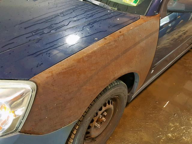 1G1ZS58F97F185401 - 2007 CHEVROLET MALIBU LS ლურჯი ფოტო 9