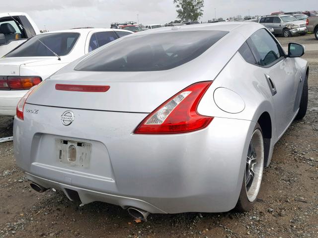 JN1AZ44E59M401673 - 2009 NISSAN 370Z SILVER photo 4