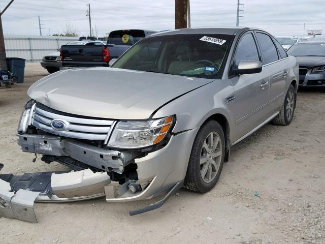 1FAHP24W79G100356 - 2009 FORD TAURUS SEL SILVER photo 2