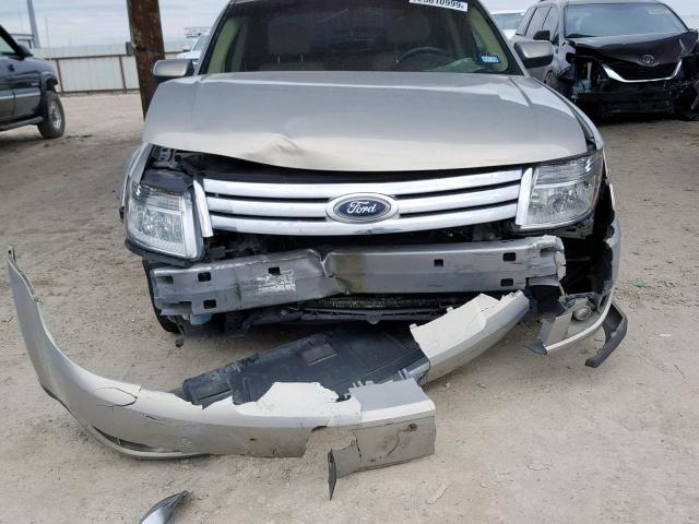 1FAHP24W79G100356 - 2009 FORD TAURUS SEL SILVER photo 9