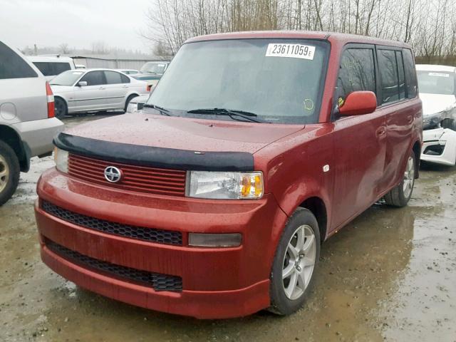 JTLKT334864126385 - 2006 TOYOTA SCION XB Марун фото 2