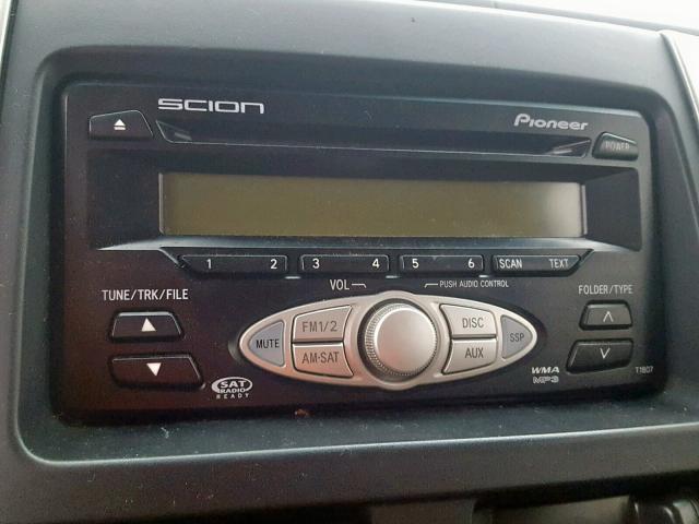 JTLKT334864126385 - 2006 TOYOTA SCION XB Марун фото 9