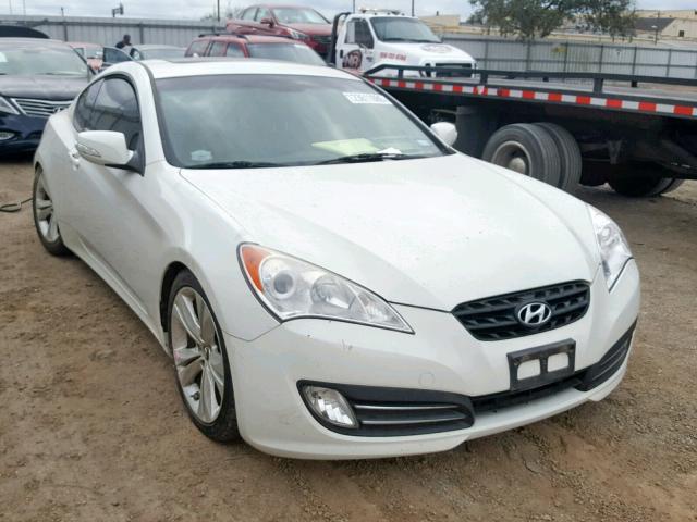 KMHHU6KH4BU063624 - 2011 HYUNDAI GENESIS CO WHITE photo 1