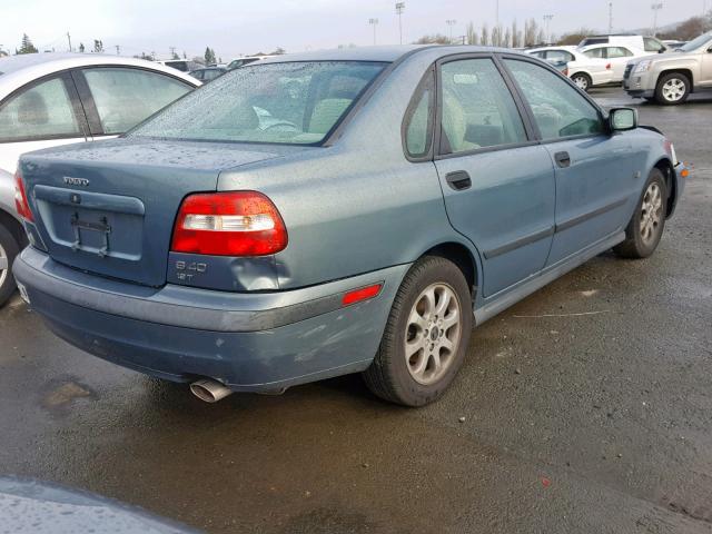 YV1VS29582F808472 - 2002 VOLVO S40 1.9T BLUE photo 4