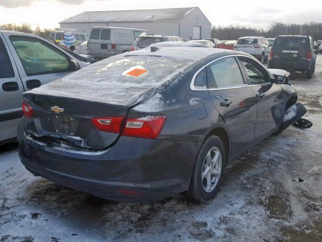 1G1ZB5ST9HF185866 - 2017 CHEVROLET MALIBU LS Grau Foto 4