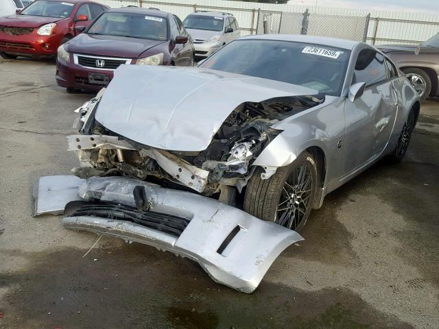 JN1AZ34EX3T018982 - 2003 NISSAN 350Z COUPE SILVER photo 2