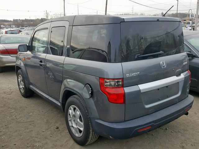 5J6YH2H37AL006328 - 2010 HONDA ELEMENT LX GRAY photo 3