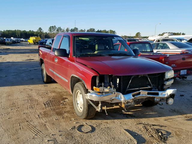 2GTEC19V941308103 - 2004 GMC NEW SIERRA BURGUNDY photo 1