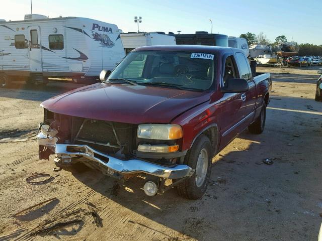 2GTEC19V941308103 - 2004 GMC NEW SIERRA BURGUNDY photo 2