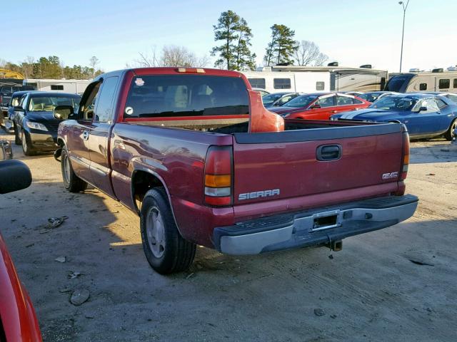 2GTEC19V941308103 - 2004 GMC NEW SIERRA BURGUNDY photo 3