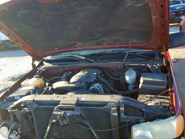 2GTEC19V941308103 - 2004 GMC NEW SIERRA BURGUNDY photo 7